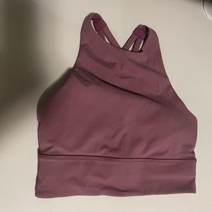 Lululemon high neck tank/bra